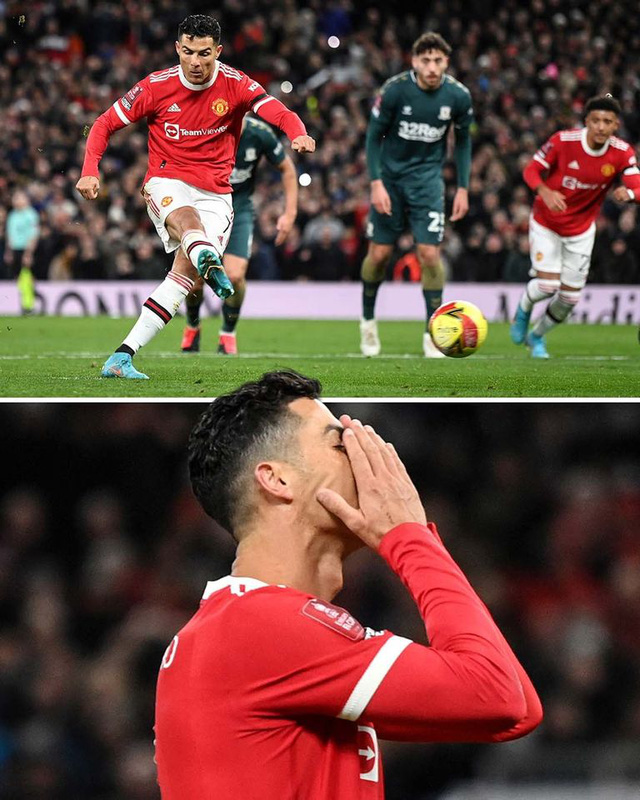 Vòng 4 FA Cup | Ronaldo đá hỏng phạt đền, Man Utd bại trận trước Middlesbrough
