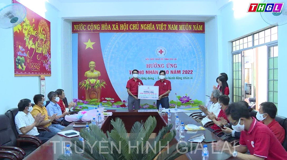 Hội chữ thập đỏ tỉnh tổ chức Lễ hưởng ứng Tháng Nhân đạo năm 2022