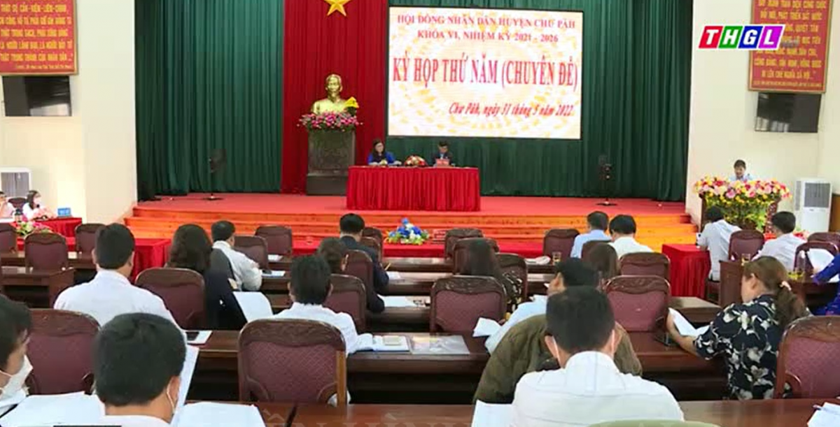 HĐND huyện Chư Păh tổ chức kỳ họp thứ năm (chuyên đề), khoá VI, (nhiệm kỳ 2021-2025)