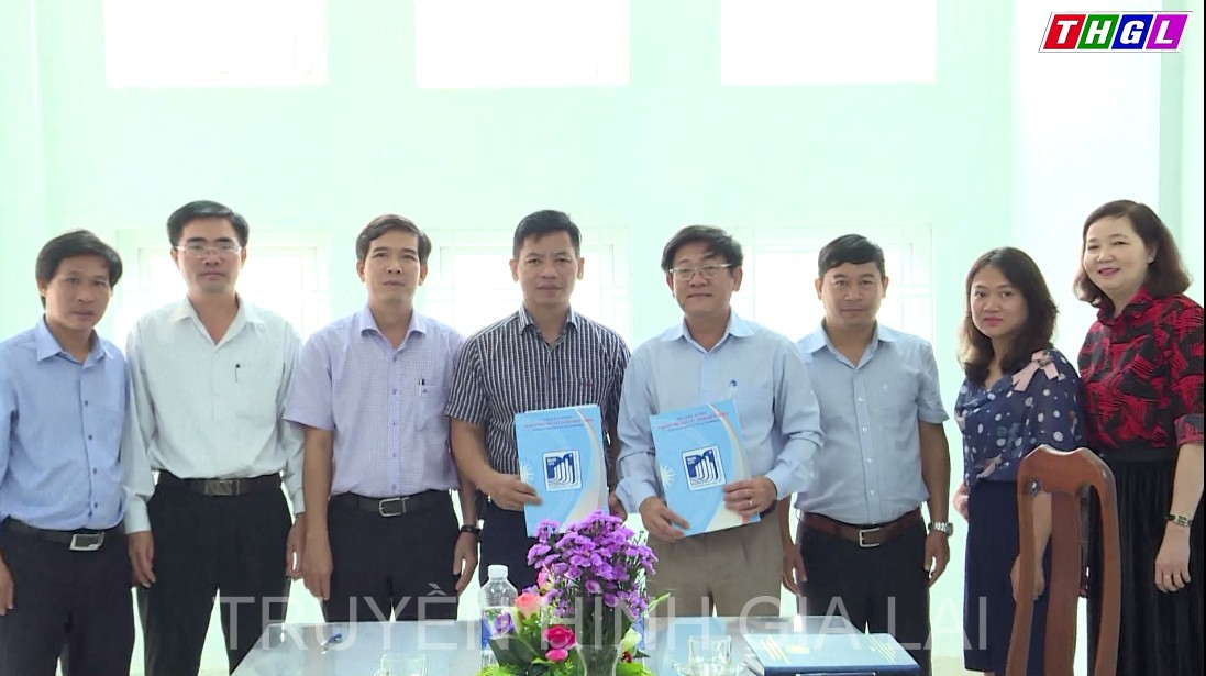 Phân hiệu Đại học Nông lâm tại Gia Lai và Đại học học xây dựng miền Trung kí kết ghi nhớ hợp tác liên kết đào tạo