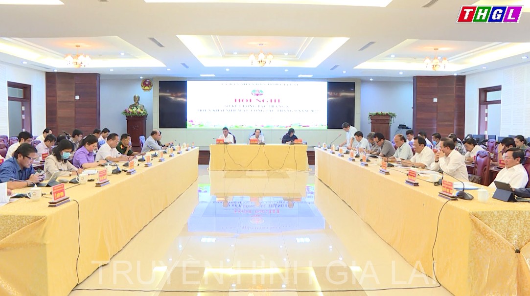 UBND tỉnh Gia Lai sơ kết công tác tháng 8, triển khai nhiệm vụ công tác tháng 9 năm 2022