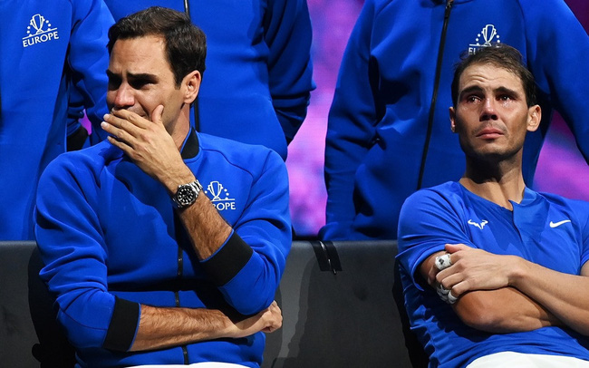 Xúc động khoảnh khắc Nadal rơi lệ ngày Federer giải nghệ