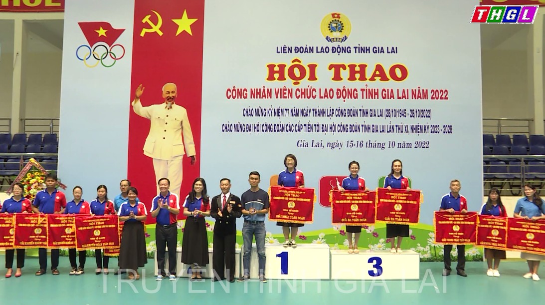Nhiều dấu ấn đẹp từ Hội thao Công nhân viên chức lao động tỉnh Gia Lai năm 2022