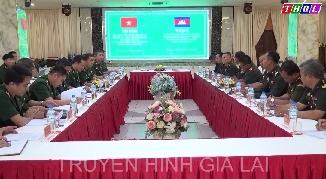 Hội đàm giữa Đoàn đại biểu Bộ Chỉ huy Bộ đội Biên phòng tỉnh   Gia Lai với Đoàn đại biểu Tiểu khu Quân sự tỉnh Ratanakiri, Vương quốc Campuchia