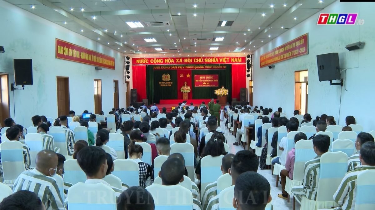 Trại giam Gia Trung tổ chức Hội nghị đại biểu gia đình phạm nhân năm 2022