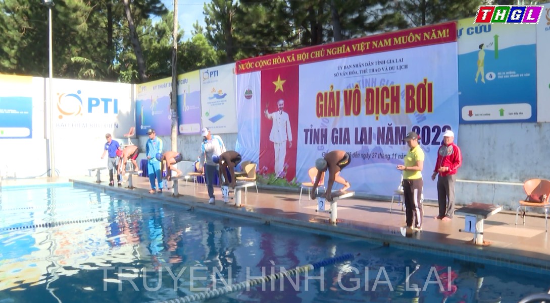 Khai mạc Giải vô địch bơi tỉnh Gia Lai năm 2022