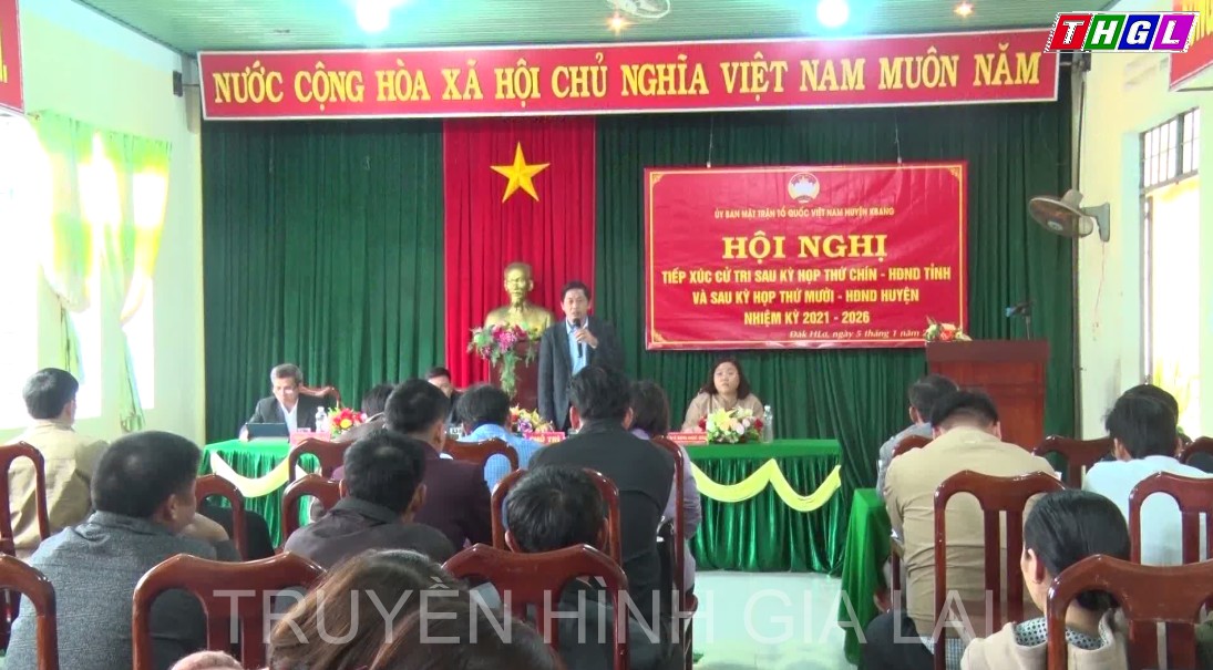 HĐND 2 cấp tỉnh, huyện tiếp xúc cử tri tại huyện Kbang