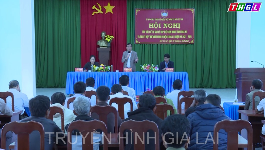 Đại biểu HĐND tỉnh Gia Lai tiếp xúc cử tri tại huyện Chư Păh sau Kỳ họp thứ 9