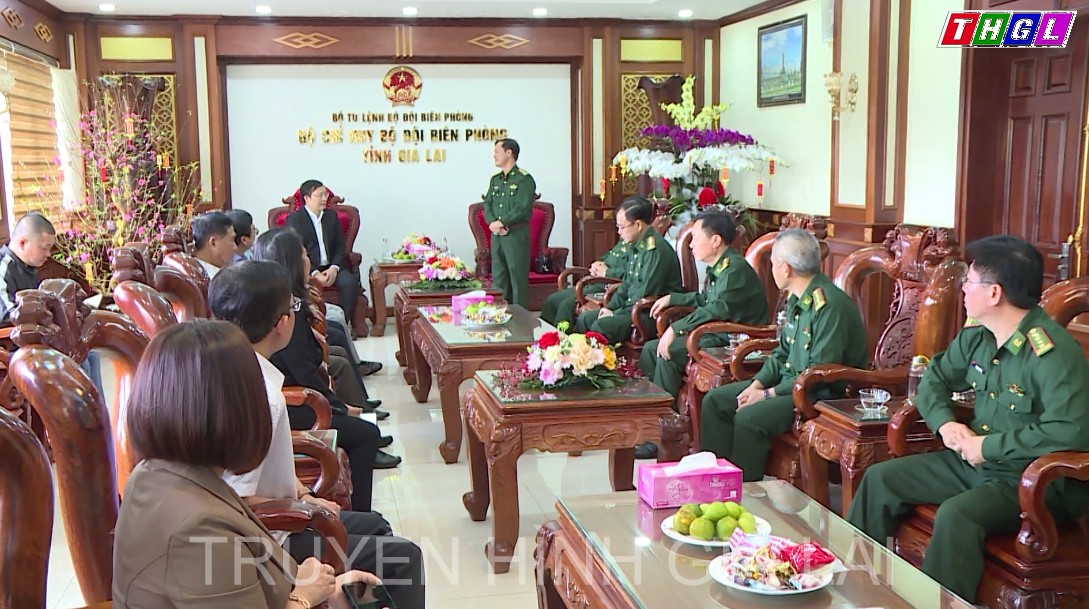 Đồng chí Chủ tịch UBND tỉnh Gia Lai Trương Hải Long thăm, chúc Tết Công an tỉnh và Bộ Chỉ huy Bộ đội Biên phòng tỉnh