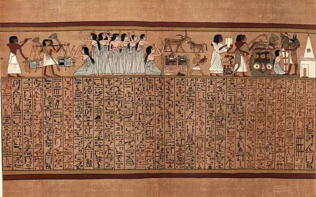 Phát hiện “Cuốn sách về Cái chết” cổ đại dài gần 16 mét tại Ai Cập