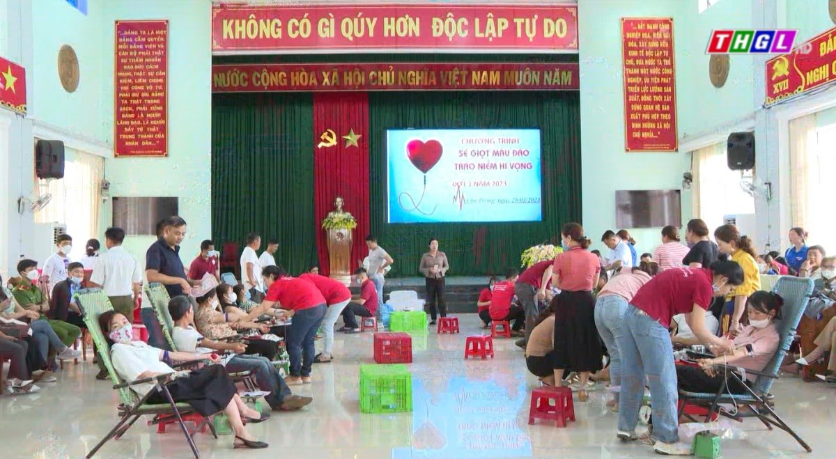 Hiến máu tình nguyện đợt 1 năm 2023, huyện Chư Prông tiếp nhận 364 đơn vị máu