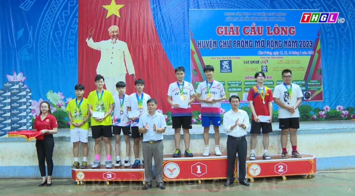 Huyện Chư Prông tổ chức Giải Cầu lông (mở rộng) năm 2023