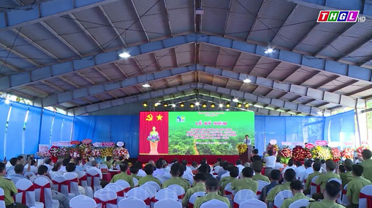 Chủ tịch UBND tỉnh Trương Hải Long dự Lễ kỷ niệm 50 năm Ngày thành lập Lực lượng Kiểm lâm Việt Nam