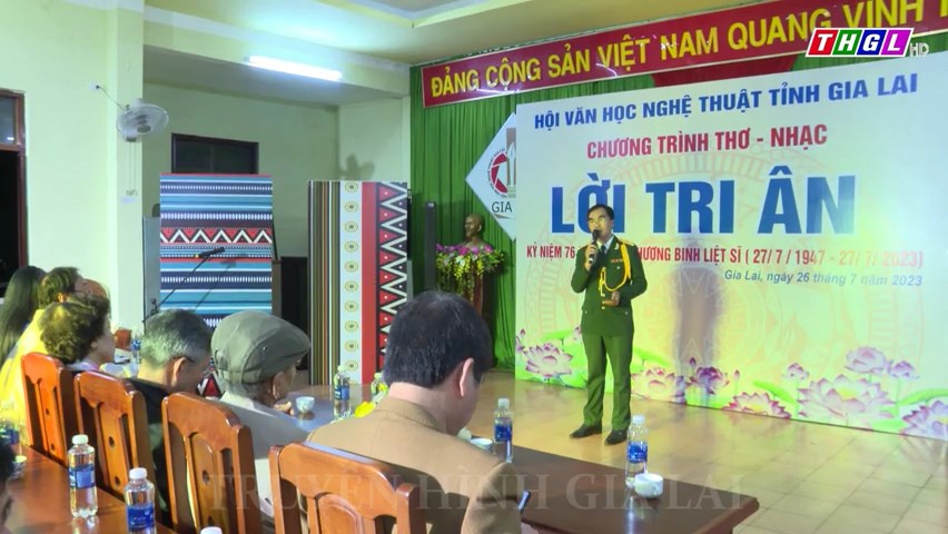 Hội Văn học nghệ thuật tỉnh Gia Lai tổ chức đêm thơ, nhạc “Lời tri ân”