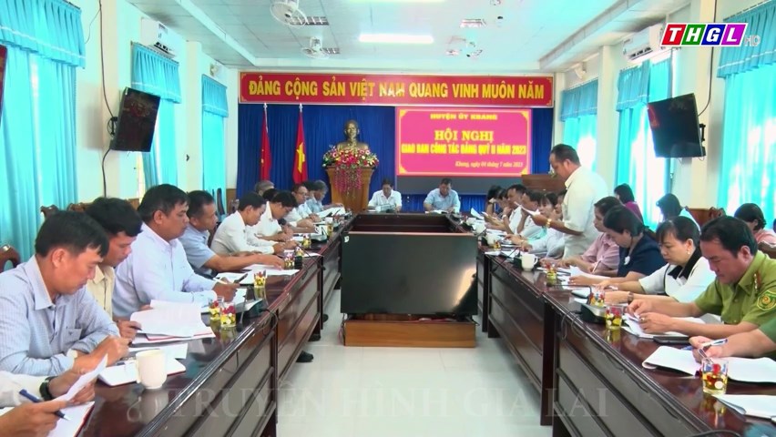 Huyện ủy Kbang tổ chức giao ban công tác Đảng quý II năm 2023