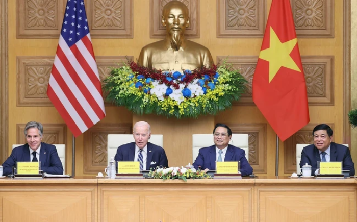 Thủ tướng Phạm Minh Chính và Tổng thống Joe Biden dự Hội nghị cấp cao Việt Nam – Hoa Kỳ về Đầu tư và Đổi mới sáng tạo