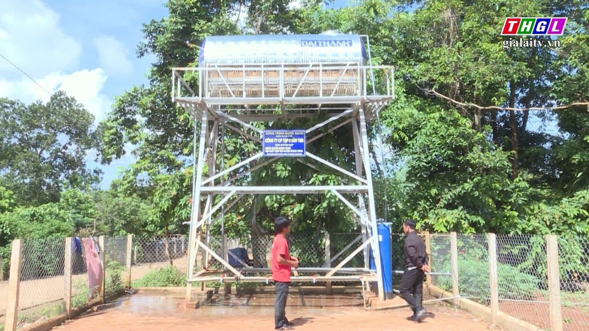 Hỗ trợ, tạo điều kiện cho đồng bào DTTS huyện Mang Yang được sử dụng nước sinh hoạt hợp vệ sinh