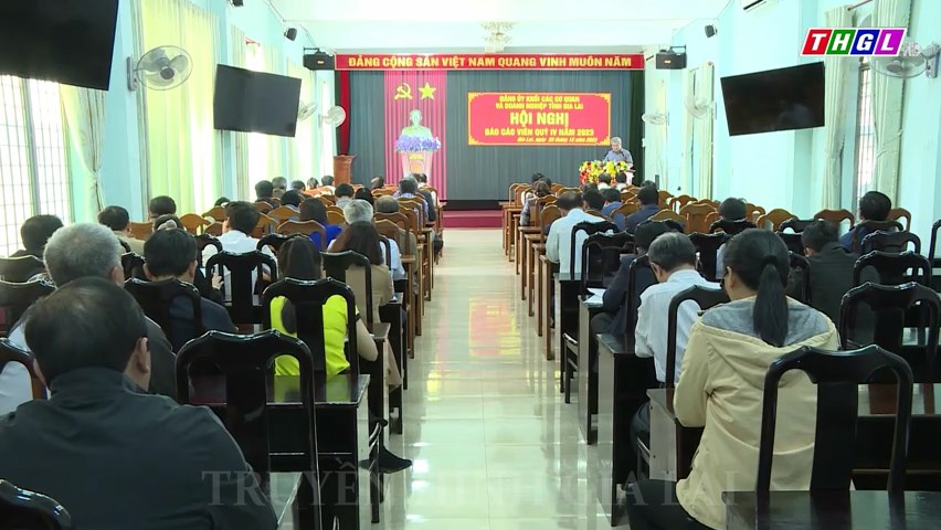 Đảng uỷ Khối các cơ quan và doanh nghiệp tỉnh Gia Lai tổ chức Hội nghị Báo cáo viên