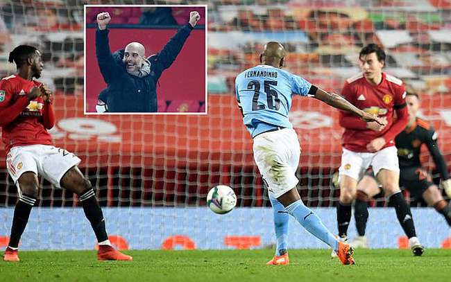 Hạ Man Utd, Man City tiến vào chung kết Cúp Liên đoàn Anh