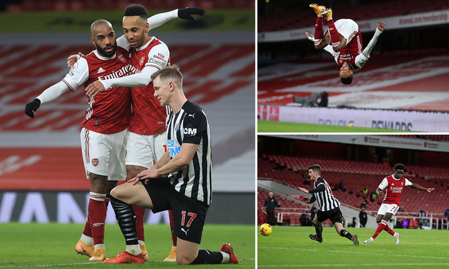 Partey trở lại, Arsenal “đại thắng” Newcastle