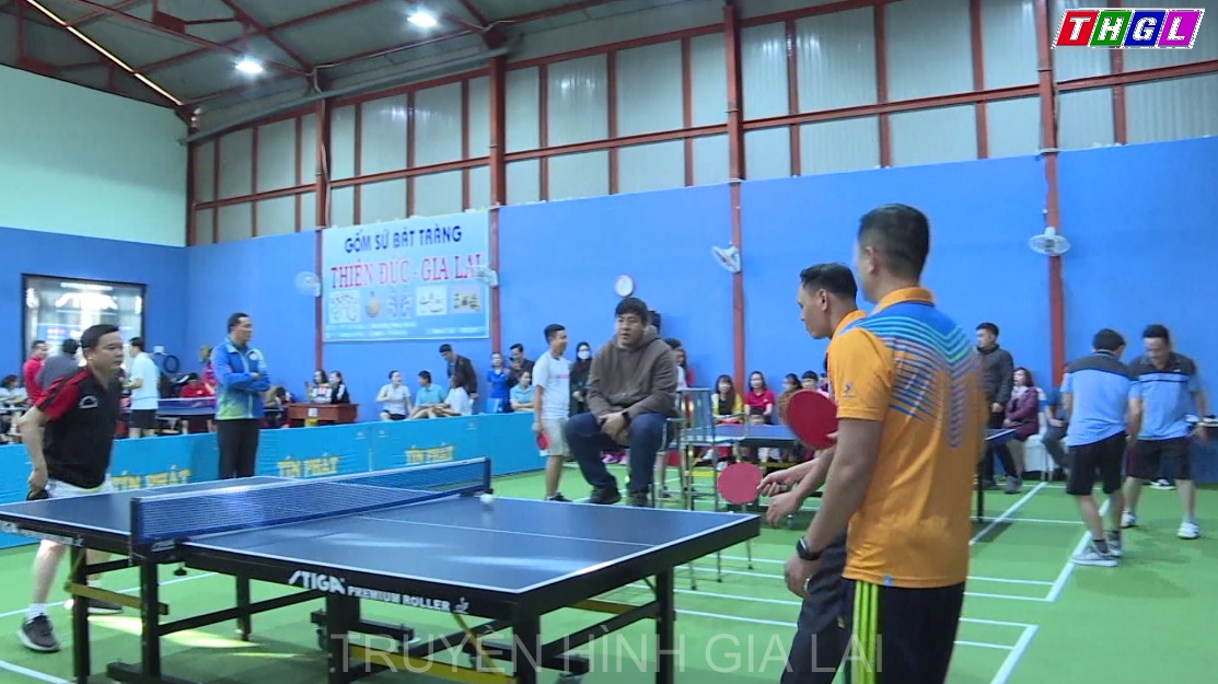 Khai mạc giải bóng bàn cán bộ, công chức, viên chức, lao động năm 2021