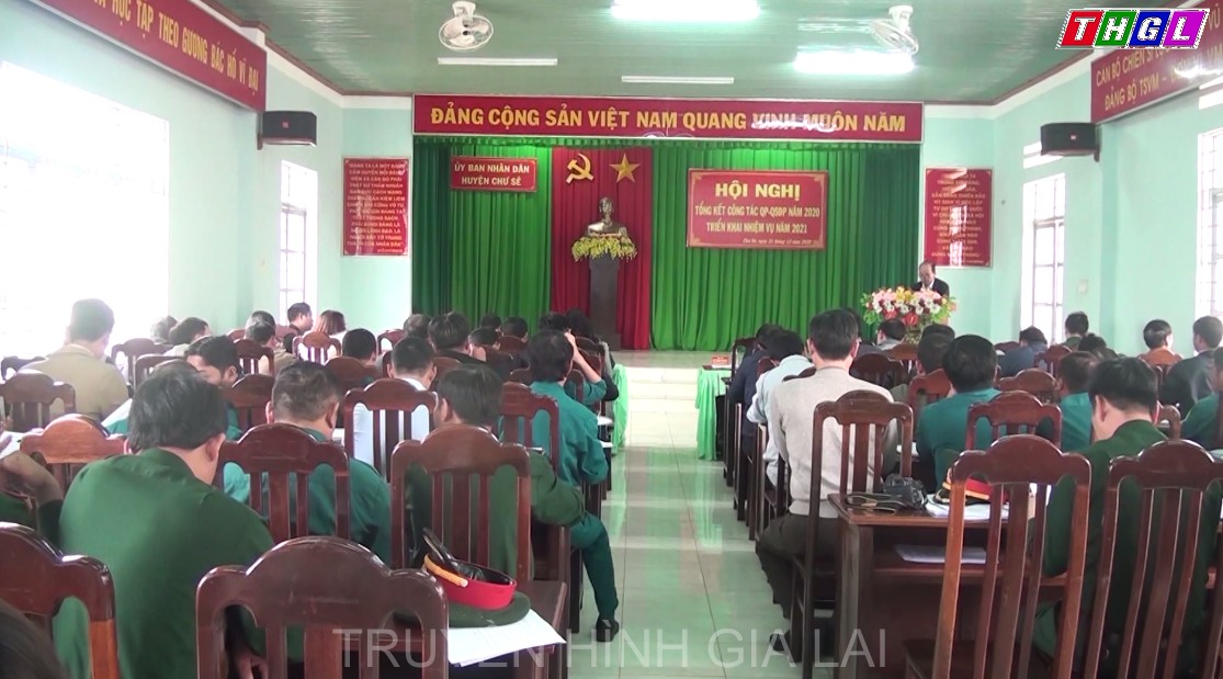 Huyện Chư Sê: Hội nghị tổng kết công tác quốc phòng, quân sự địa phương năm 2020