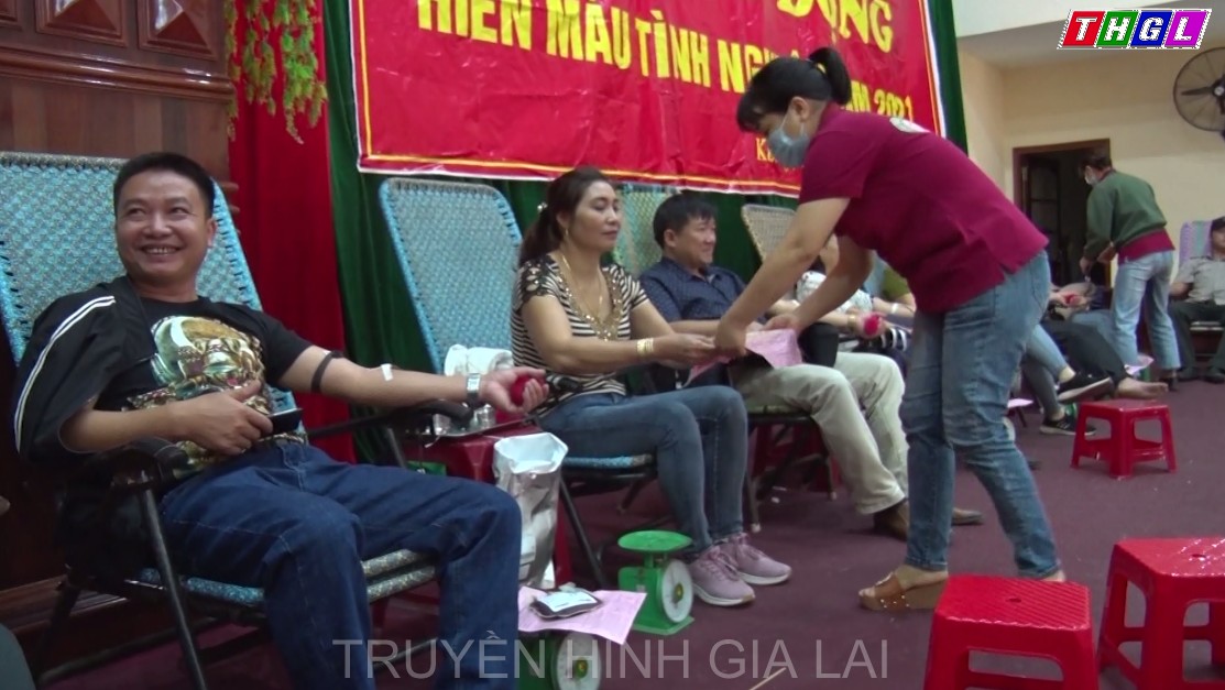 Huyện Kbang tổ chức hiến máu tình nguyện đợt 1 năm 2021