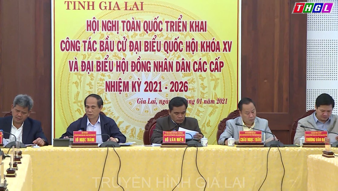 Hội nghị trực tuyến toàn quốc triển khai công tác bầu cử đại biểu Quốc hội khóa XV và đại biểu HĐND các cấp nhiệm kỳ 2021-2026.