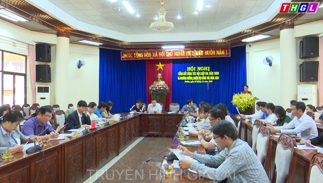 Hội Luật gia TP.Pleiku tổng kết công tác năm 2020 và triển khai nhiệm vụ năm 2021
