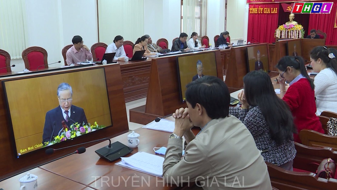 Hội nghị trực tuyến toàn quốc tổng kết công tác ngành Nội chính Đảng năm 2020, triển khai nhiệm vụ năm 2021