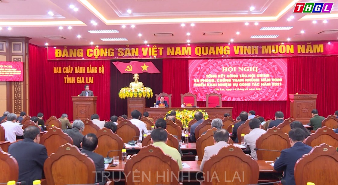 Tổng kết công tác nội chính và phòng, chống tham nhũng năm 2020, triển khai nhiệm vụ công tác năm 2021