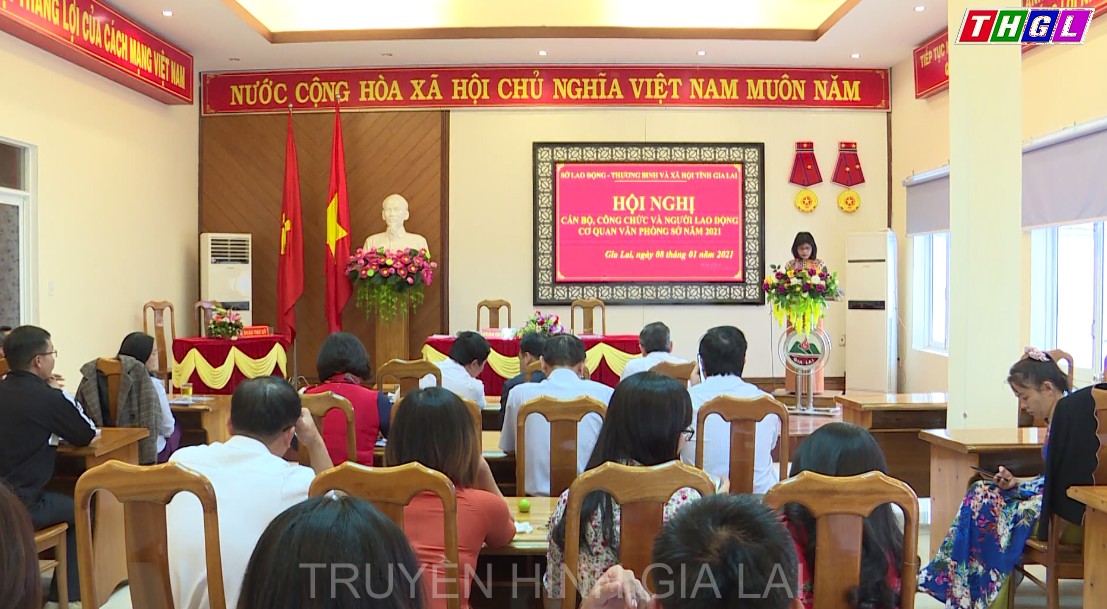 Sở Lao động-Thương binh và Xã hội tổ chức Hội nghị cán bộ, công chức, người lao động năm 2021