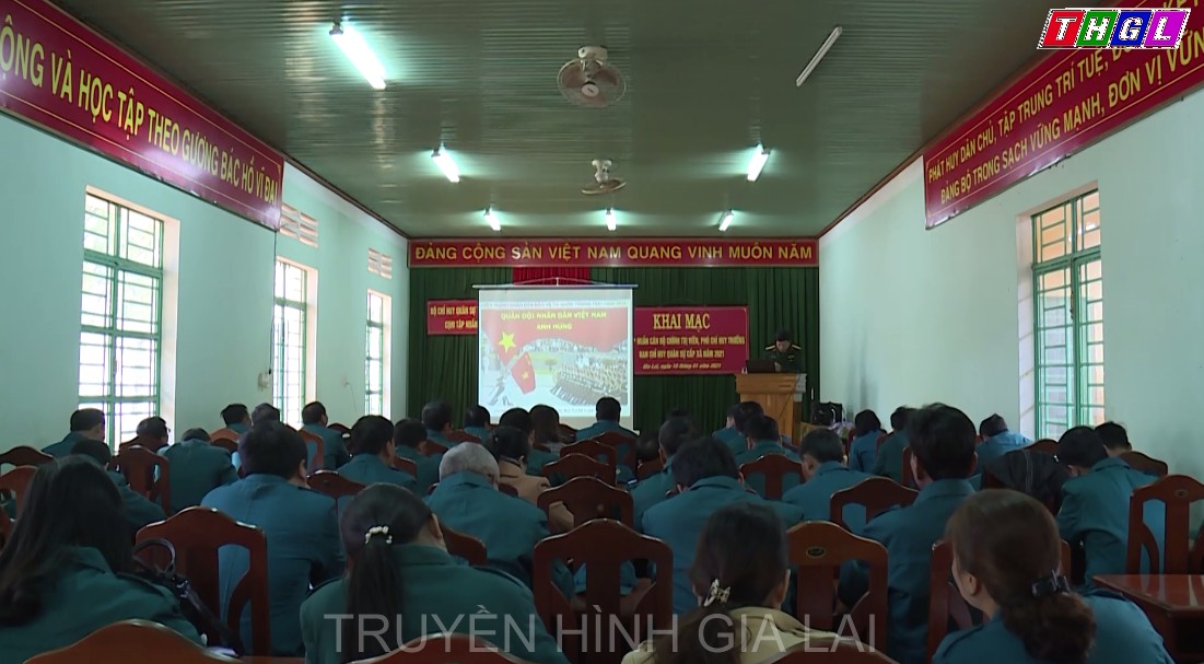 Tập huấn cán bộ Ban Chỉ huy Quân sự cấp xã năm 2021