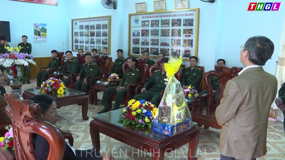 Đồng chí Huỳnh Quang Thái – Trưởng Ban Tổ chức Tỉnh ủy đã đến thăm, chúc tết cán bộ, chiến sĩ Đoàn Trinh sát miền Trung, Bộ tư lệnh Bộ độ Biên phòng