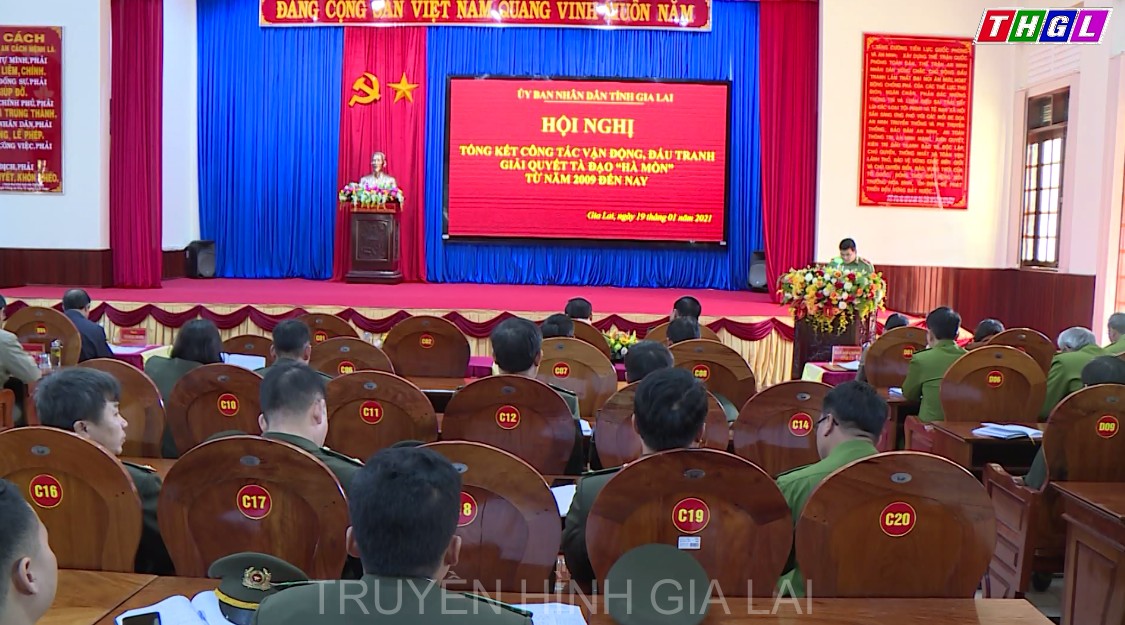 Hội nghị tổng kết công tác vận động, đấu tranh, giải quyết Tà đạo “Hà Mòn”