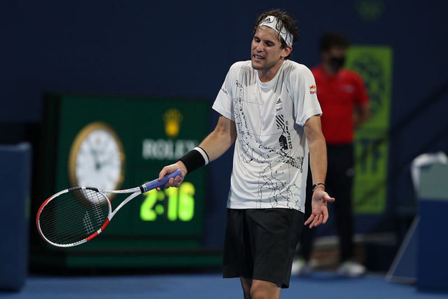 Dubai Championships: Hạt giống số 1 Dominic Thiem bất ngờ bại trận