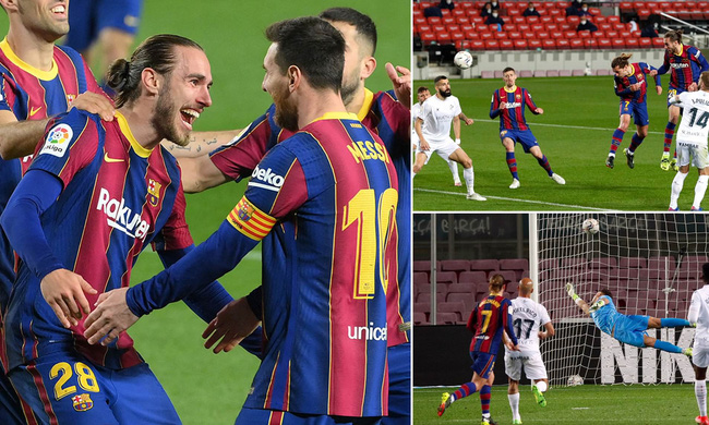 Barcelona 4-1 Huesca: Messi lập cú đúp