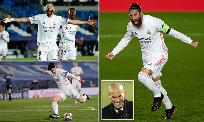 Real Madrid 3-1 Man City: Benzema và Ramos tỏa sáng