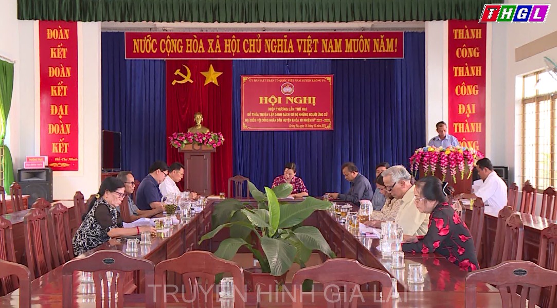 Ban thường trực UBMTTQ VN huyện Krông Pa tổ chức Hội nghị hiệp thương lần thứ hai.