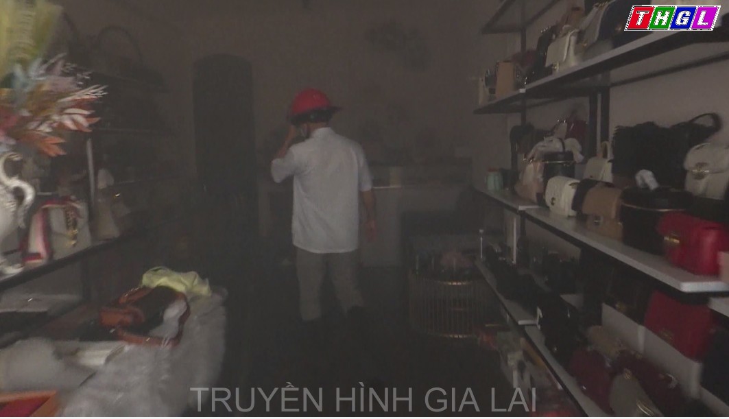 Thành phố Pleiku xảy ra vụ cháy nhà