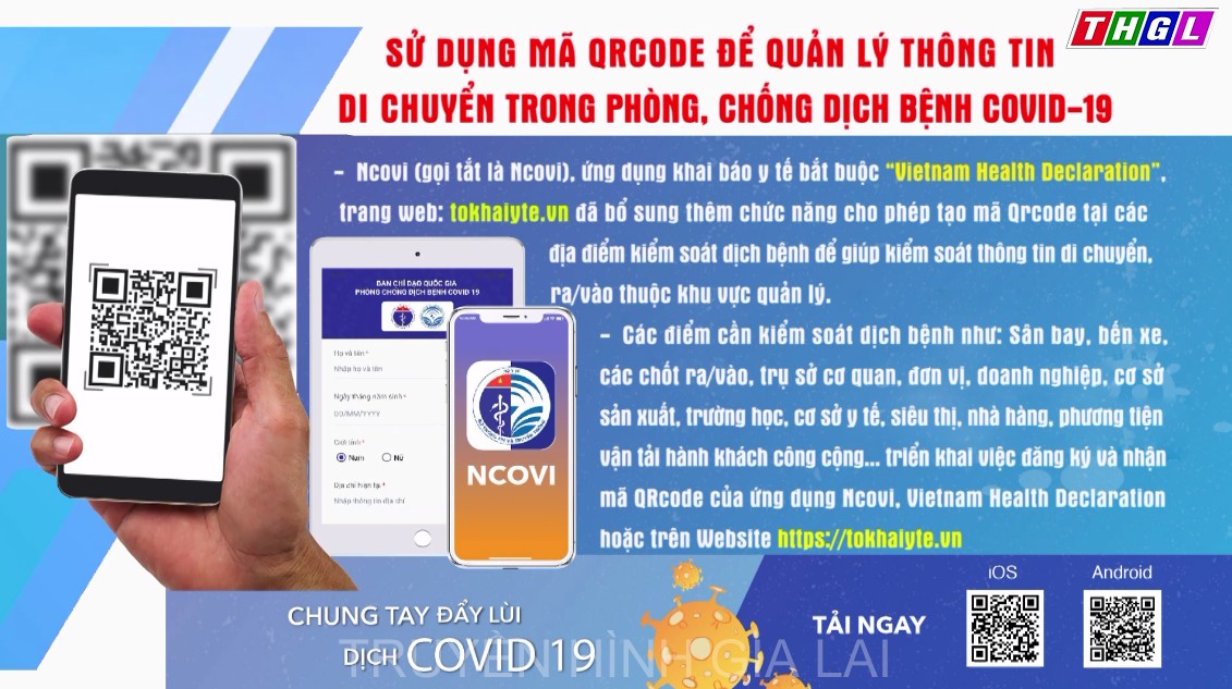  Sử dụng mã QRCode để quản lý thông tin di chuyển trong phòng, chống dịch bệnh Covid-19