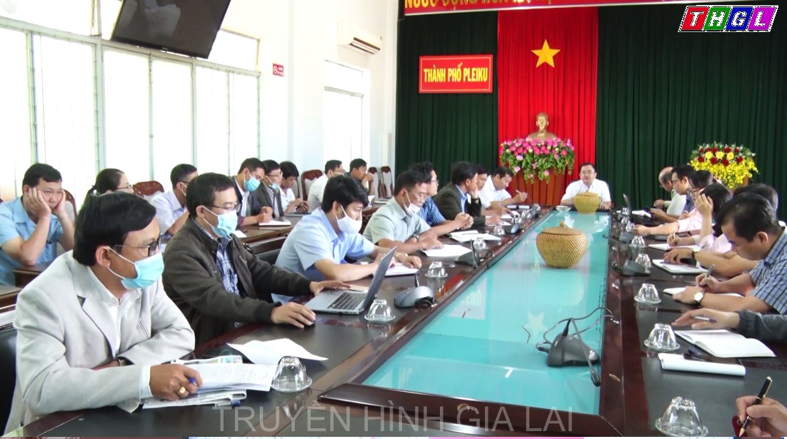 Thành phố Pleiku tổ chức giao ban về trật tự đô thị quý I năm 2021