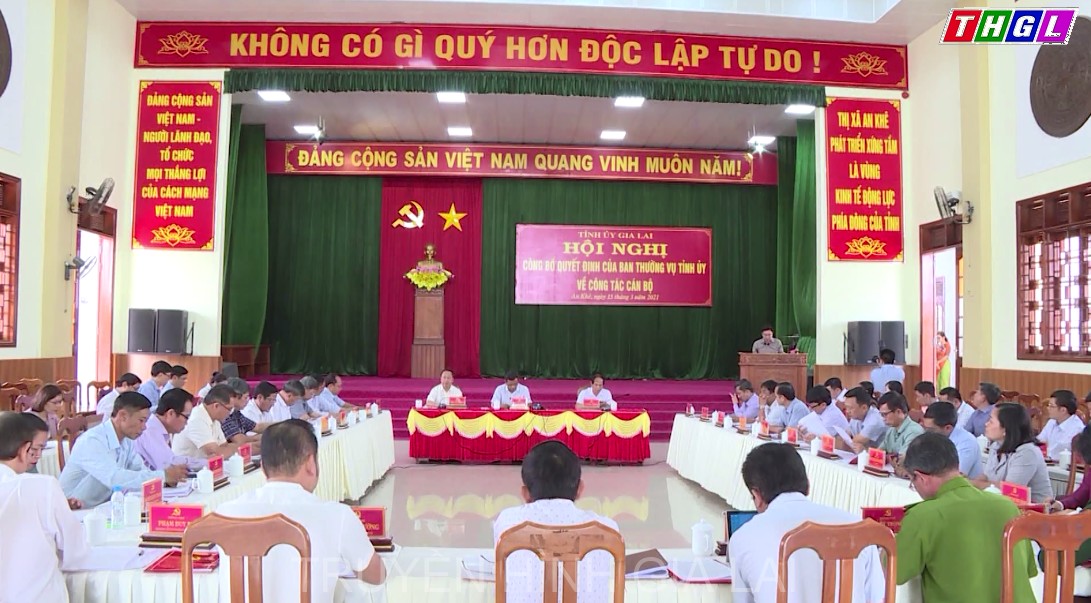 Tỉnh ủy Gia Lai tổ chức Hội nghị công bố Quyết định của Ban Thường vụ Tỉnh ủy về công tác cán bộ