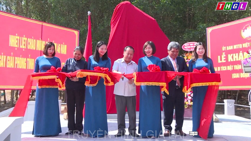 Bia di tích lịch sử Mặt trận Dân tộc giải phóng tỉnh Gia Lai (giai đoạn 1961-1975) – Nơi tri ân và giáo dục truyền thống cho các thế hệ làm công tác mặt trận