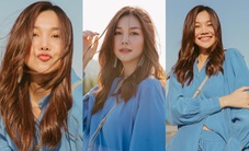 Thanh Hằng rạng rỡ trong bộ ảnh ngẫu hứng với nắng chiều