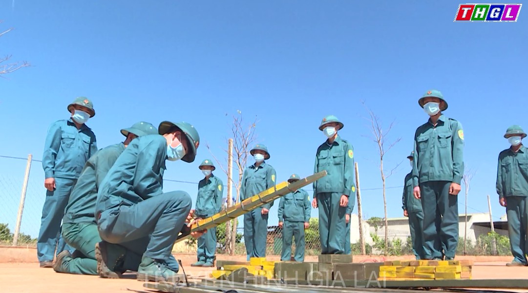Tháng 3 trên Thao trường Huấn luyện tập trung của Ban CHQS huyện Đak Đoa