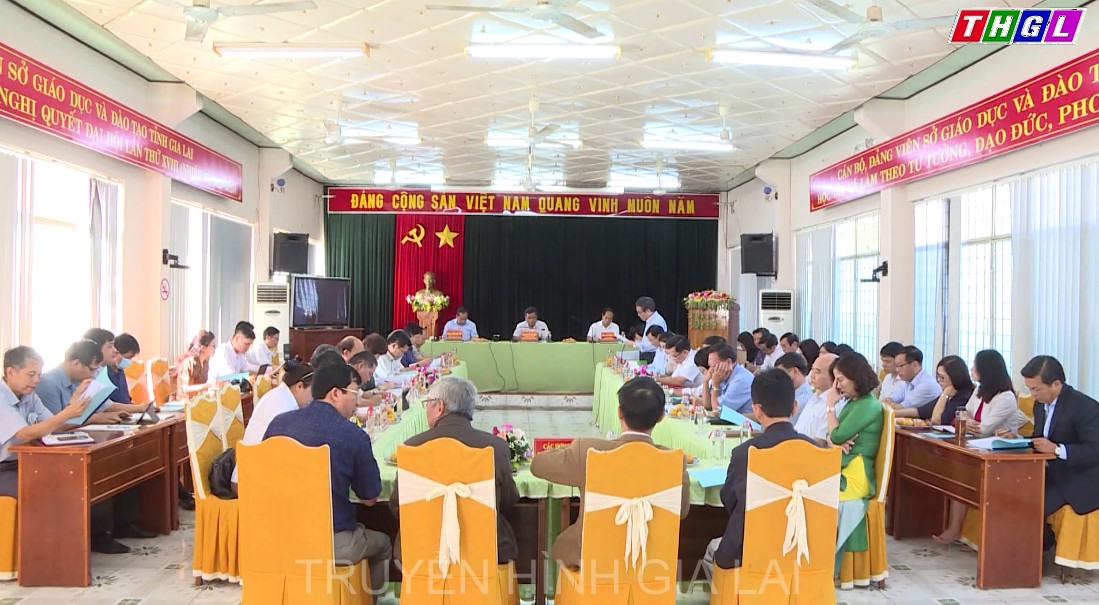 Tập thể Ban Thường trực Tỉnh uỷ làm việc với Sở GD&ĐT