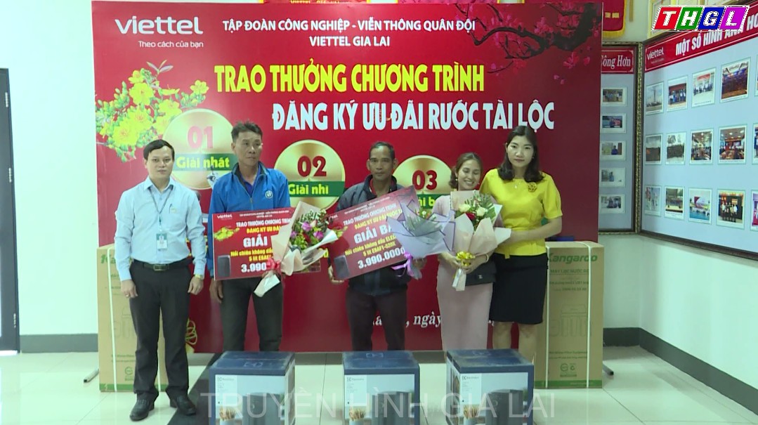 Viettel Gia Lai – Chương trình trao thưởng “Đăng ký ưu đãi – Rước tài lộc”