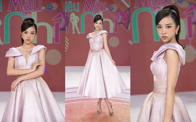 Á hậu Thúy An hóa búp bê barbie khi làm giám khảo “Siêu mẫu nhí”