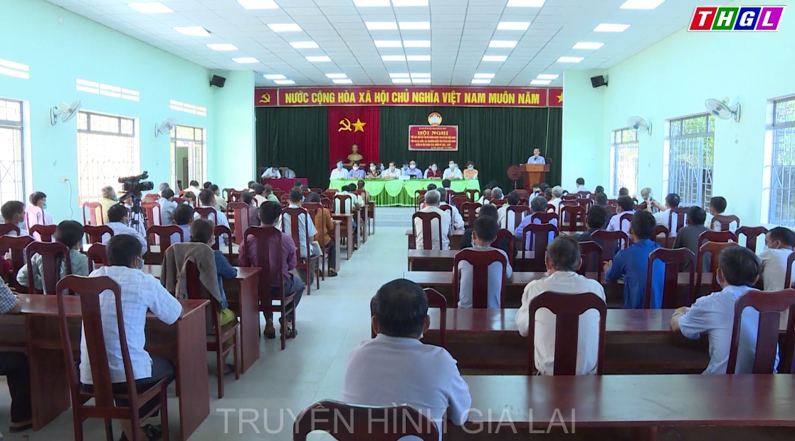 Các ứng cử viên (ƯCV) HĐND tỉnh tiếp xúc cử tri vận động bầu cử tại đơn vị bầu cử số 9